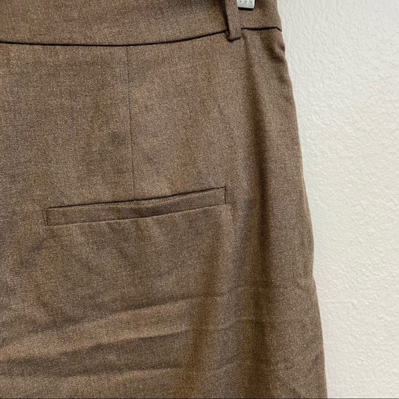 Zara Pleated Dress Trouser Pants Brown Size Large - Picture 11 of 15